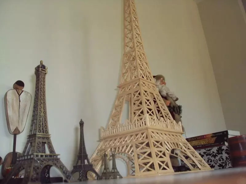 Wooden Eiffel Tower