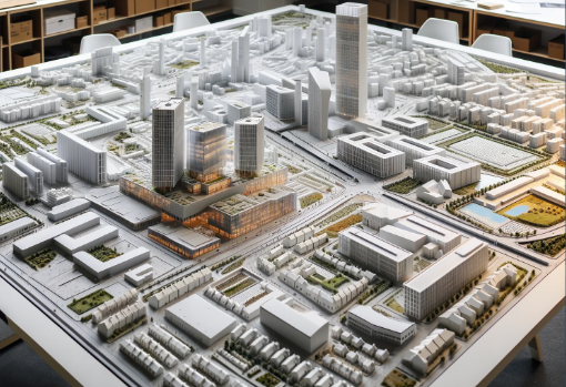 Detailed architectural model by Ari Model in Salford.