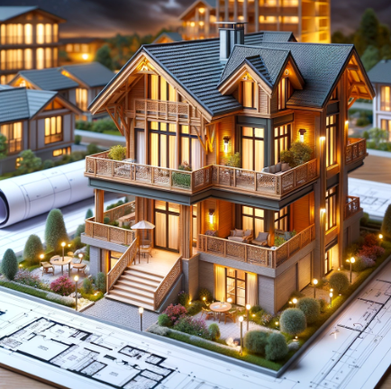 Architectural model created by Ari Model in Velbert.