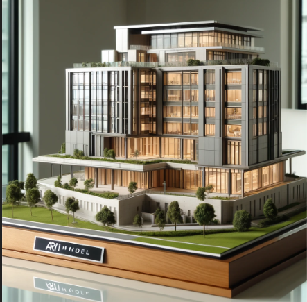 High-quality architectural model built by Ari Model.