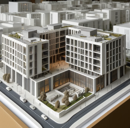 Detailed architectural model created by Ari Model in Chelmsford.