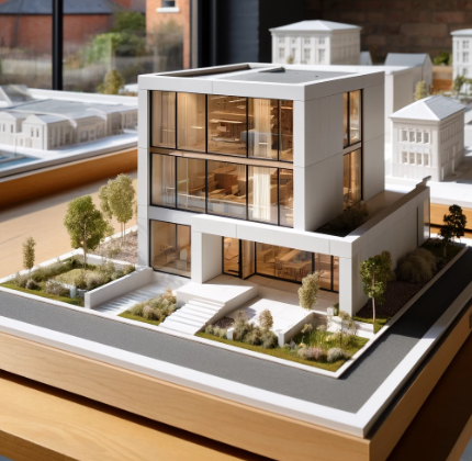 Detailed architectural model created by Ari Model in Chester.