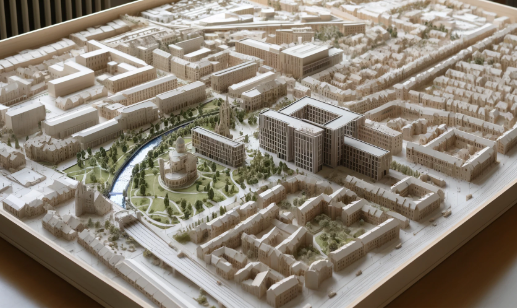Detailed architectural model by Ari Model in Chichester.