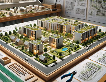 Detailed architectural model by Ari Model in Derby.