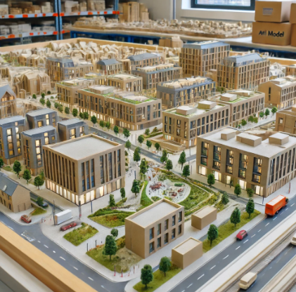 Detailed architectural model by Ari Model in Doncaster.
