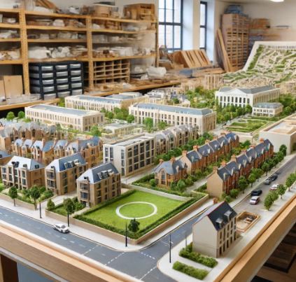 High-quality architectural model created by Ari Model in Exeter.