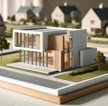 Architectural model created by Ari Model in Hereford.