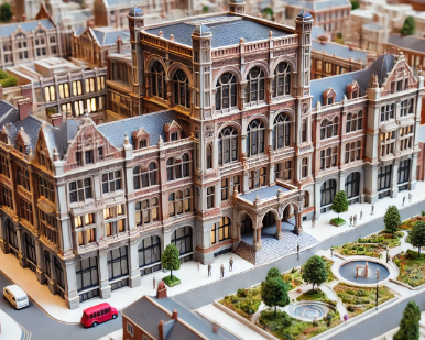 Detailed architectural model crafted by Ari Model in Liverpool.