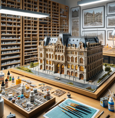 A detailed scale model built by Ari Model in Bremerhaven.