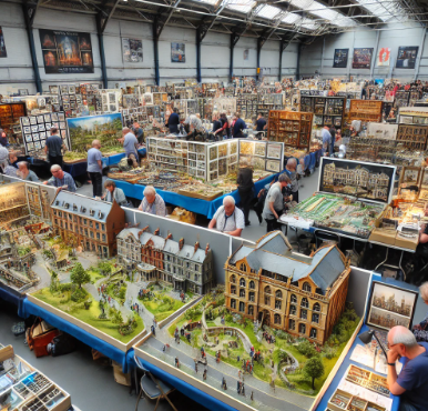 Bristol Model Building Fair showcasing detailed and artistic models.