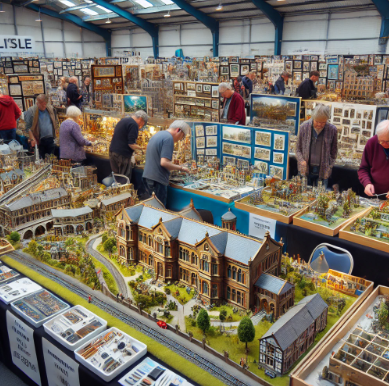 Carlisle Model Building Fair showcasing detailed and artistic models.