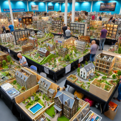 Chelmsford Model Building Fair showcasing detailed and artistic models.