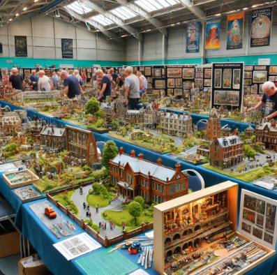 Coventry Model Building Fair showcasing detailed and artistic models.