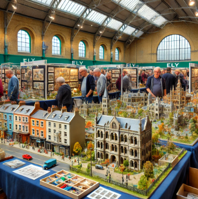 Ely Model Building Fair showcasing detailed and artistic models.