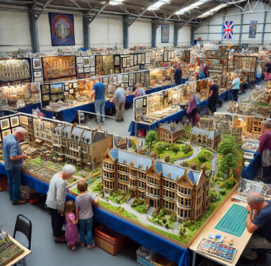 Gloucester Model Building Fair showcasing detailed and artistic models.