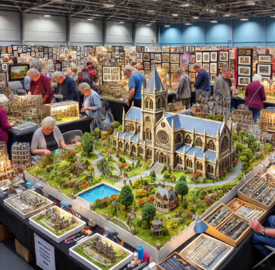 Kingston-upon-Hull Model Building Fair showcasing detailed and artistic models.