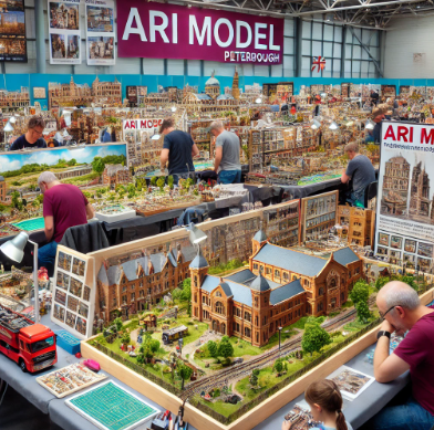  Ari Model's intricate designs at Peterborough Model Building Fair.