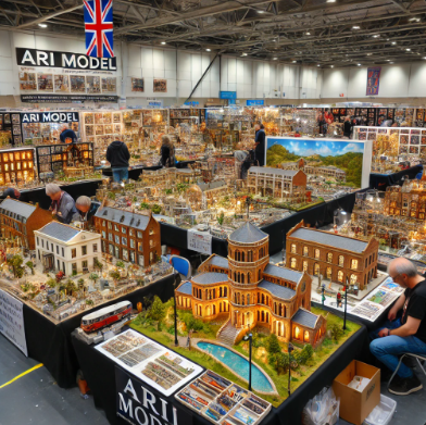 Ari Model's intricate designs showcased at the St Albans Model Building Fair.