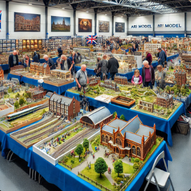 Ari Model at the Wolverhampton Model Building Fair.