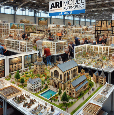 Ari Model's exquisite models showcased at the Regensburg Model Building Fair.