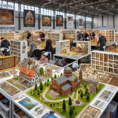 Ari Model's intricate creations at the Offenbach am Main Model Building Fair.
