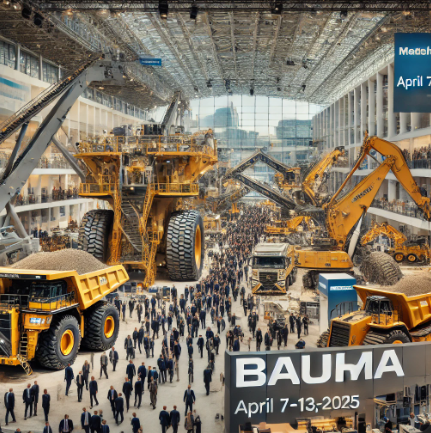  Explore state-of-the-art construction machinery and mining technology at Bauma in Munich, April 7-13, 2025.