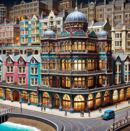  A detailed architectural model created by Ari Model, showcasing precision and creativity in Brighton and Hove.