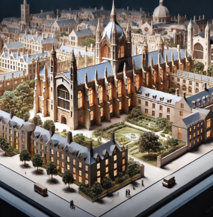  A detailed architectural model created by Ari Model, showcasing precision and creativity in Cambridge.