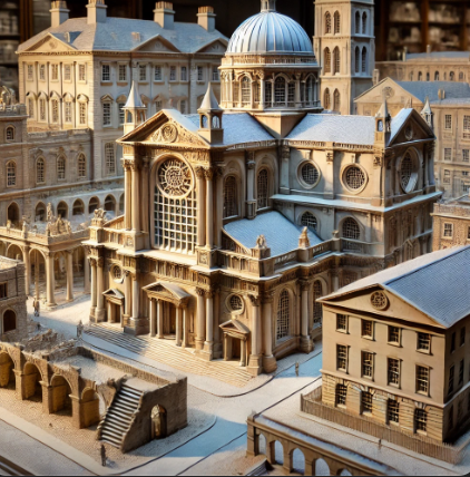  A detailed architectural model created by Ari Model, showcasing precision and creativity in Chichester.