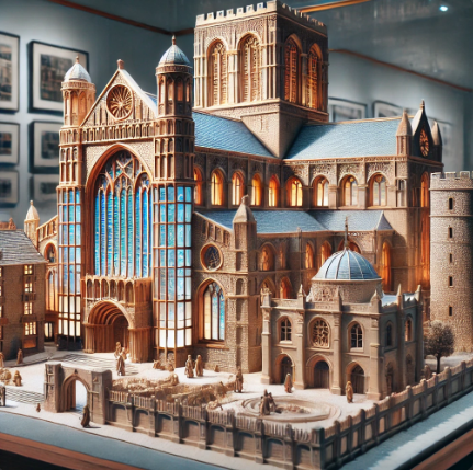  A detailed architectural model created by Ari Model, showcasing precision and creativity in Colchester.