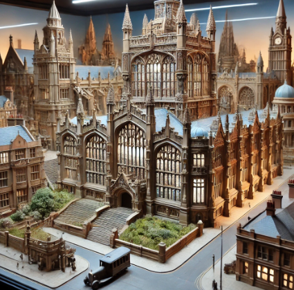 A detailed architectural model created by Ari Model, showcasing precision and creativity in Coventry.