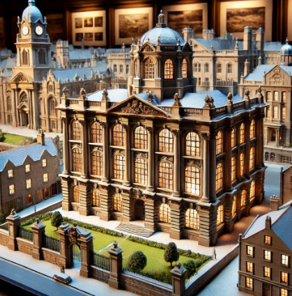  A detailed architectural model created by Ari Model, showcasing precision and creativity in Lancaster.