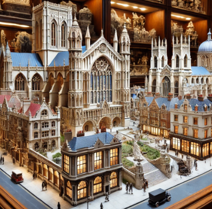 A meticulously crafted architectural model for a project in York by Ari Model, showcasing exceptional detail and precision.