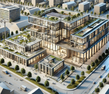 Detailed architectural model of a modern structure in Recklinghausen, crafted by the expert team at Ari Model.