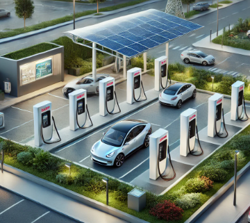 A comprehensive Electric Vehicle Charging Station Model crafted by Ari Model, featuring a realistic design that integrates urban mobility and sustainable energy solutions. Ideal for technical presentations, educational initiatives, and planning susta