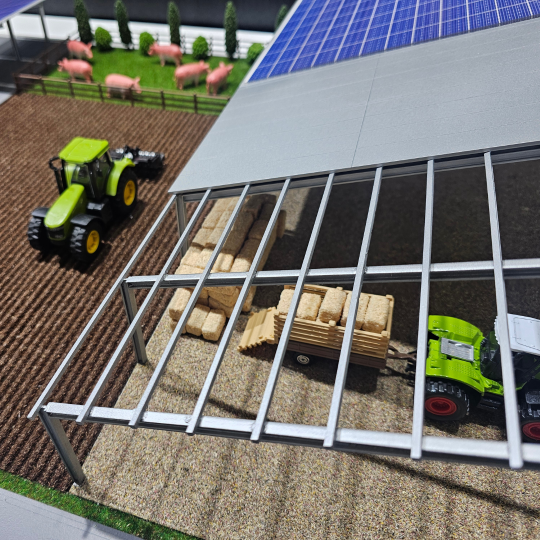Solar & Storage Live Paris 2025 with solar panel and wind turbine models by ARI MODEL