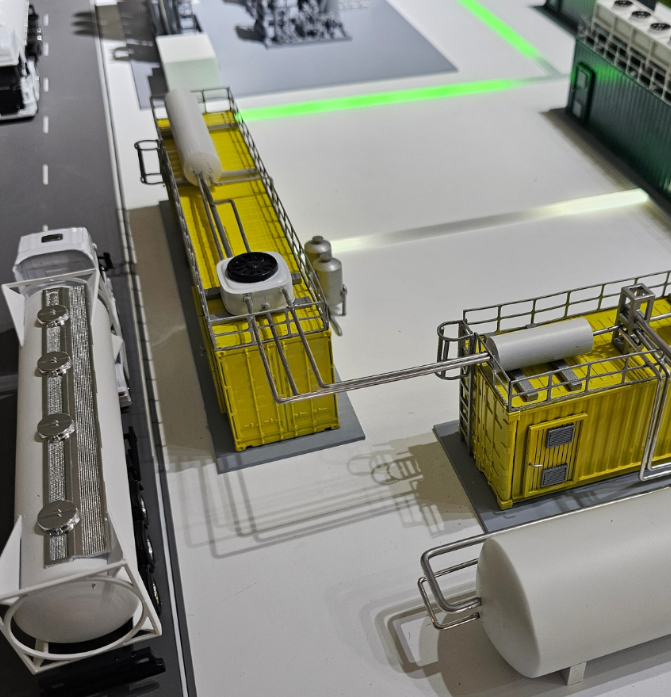 The Textile Recycling Factory Model by ARI Model provides a detailed and dynamic representation of a modern textile waste processing facility. This high-fidelity model demonstrates the complete textile recycling value chain, including waste collectio