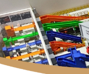 The Carbon-Free Society Energy Vision Model, crafted by ARI Model, is a highly detailed, interactive display that brings the vision of a zero-carbon society to life. This architectural model features key renewable energy sources, including solar farm