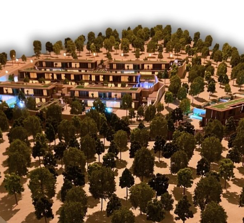 An intricate, highly detailed, and interactive nuclear energy safety model by ARI Model, illustrating the crucial elements necessary for the operation of a power plant. A comprehensive educational model representing containment buildings, cooling tow