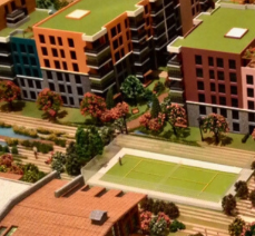 A next-generation industrial model that has been carefully crafted by ARI Model, with sustainable materials, AI-accuracy, and 3D printing technology to bring architectural visions to life. This model is 2025's top trend in industrial model makin
