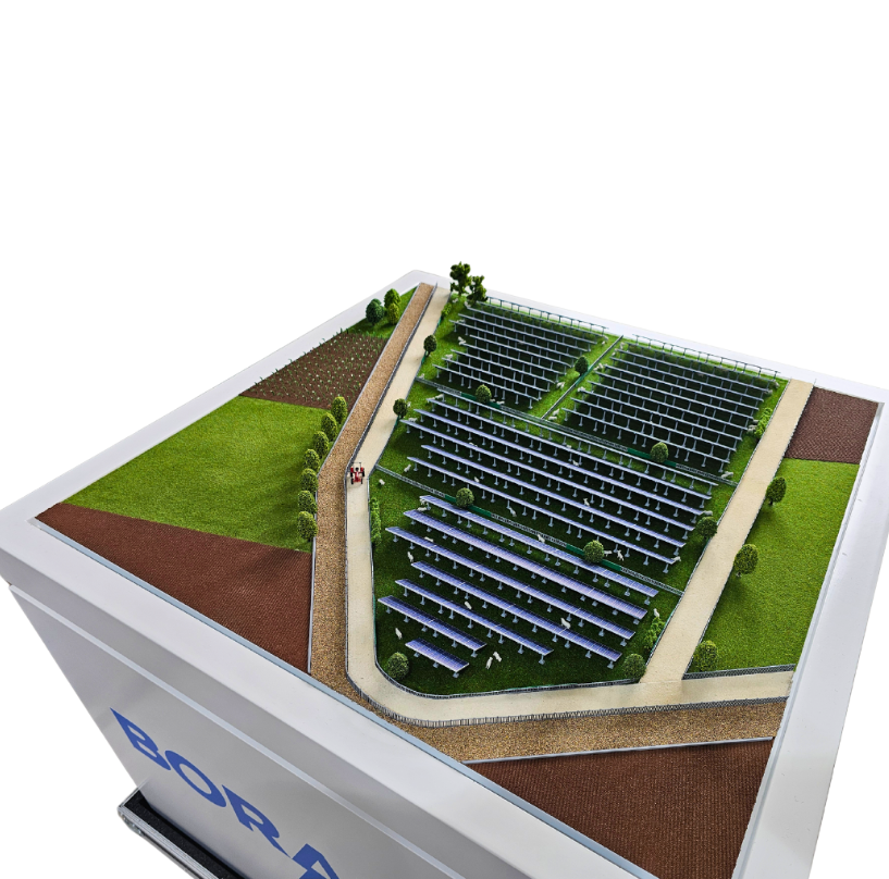 Energie & Umwelt Messe commissioned an ARI Model-created, show-quality scale replica. Its design replicates an energy plant facility powered by renewable energy with realistic terrain, LED lighting to simulate energy flow, and very detailed secti