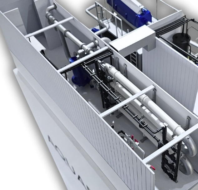 A precision-engineered, highly detailed scale model by ARI Model, designed specifically for companies showcasing at Bauma. The bespoke model integrates architectural sophistication with engineering prowess to clearly communicate project capabilities.