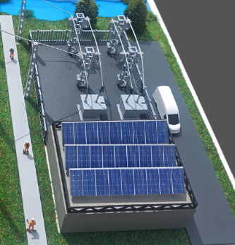 An accurate animated and lighted physical scale model created by ARI Model for Intersolar Europe stand holders. With engineering precision as the leader in innovation, coordinated lighting, and animated simulation, the customized model increases boot