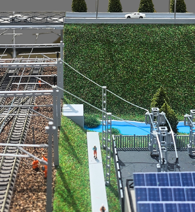An illuminated and animated physical scale model with high-tech features created by ARI Model for Intersolar Europe stand holders. With aerospace-grade engineering precision, synchronized lighting effects, and dynamic animation, the model increases v