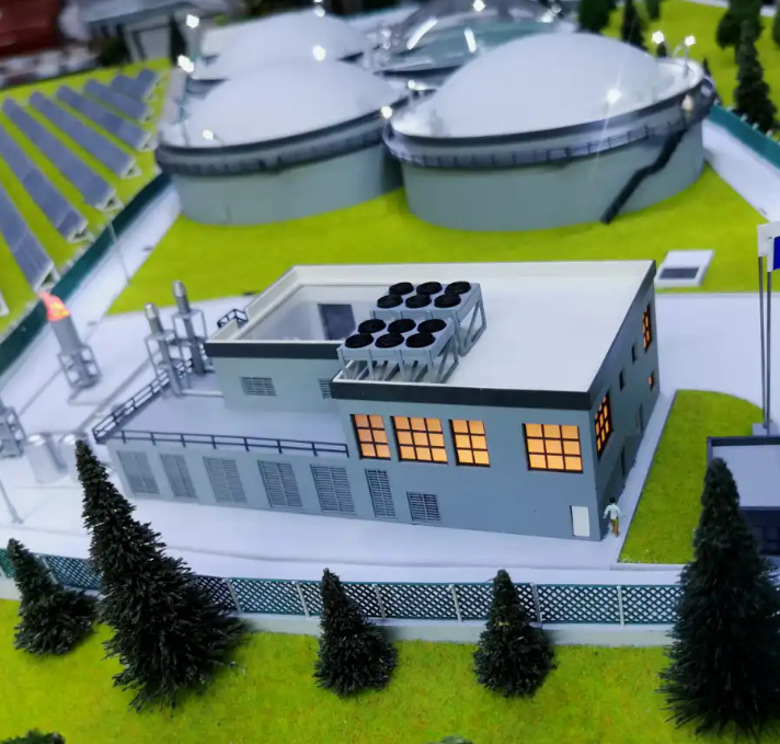 An intricately designed illuminated and animated physical scale model crafted by ARI Model for exhibitors at Hydrogen + Fuel Cells Europe. Combining aerospace-grade engineering precision, dynamic lighting sequences, and mechanical animations, this mo