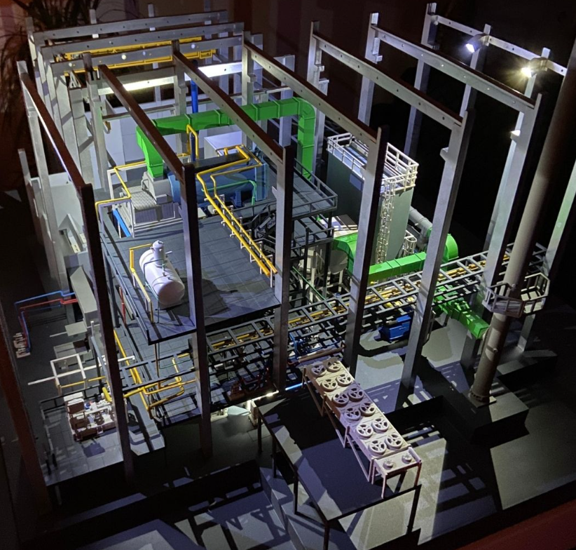 A breathtakingly realistic illuminated and animated physical scale model crafted by ARI Model for exhibitors of Smart Energies Expo. Powered by aerospace-level engineering, dynamic lighting programmability, and mechanical animation interactivity, the