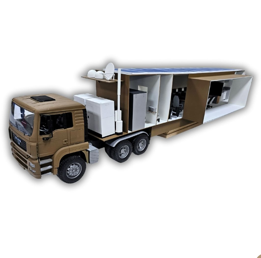 This dynamic lighted and moving model created by ARI Model for one of the InnoTrans exhibitors. With a high level of detailing, lighted components, and moving components, the model represents transport technologies and infrastructure solutions in a m