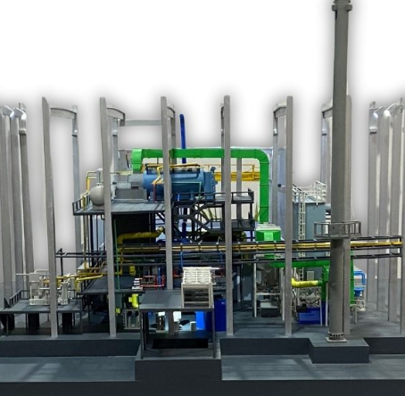 Comprehensive physical scale models by ARI Model for Technishow, such as latest manufacturing plants, automation systems, renewable energy plants, and future industrial concepts. Combined with lighting effects, animated functions, and precise enginee