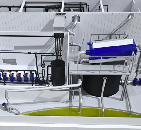 ARI Model's custom-built physical scale models of Transport & Logistics Antwerp, depicting intelligent logistics centers, transport infrastructure, warehouses, renewable power plants, and supply chain systems. Enhanced with accurate engineer