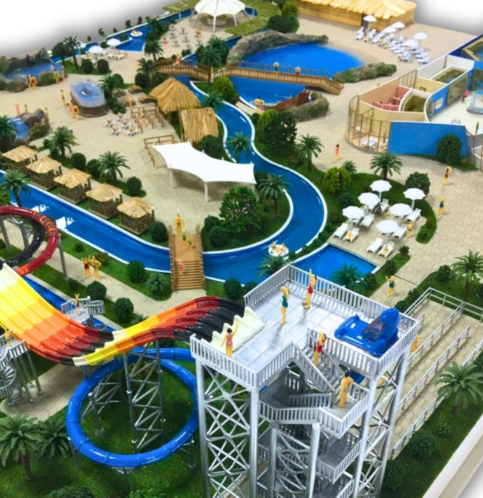 Bespoke illuminated and animated scale models by ARI Model for Indumation.be, including automated factories, robotics systems, renewable power plants, logistics hubs, and Industry 4.0 infrastructures. Designed with lighting effects, interactive featu